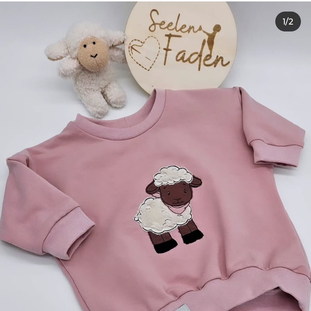 Rosa Schaf Pullover "Mina"
